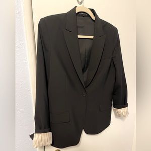 Theory Wool Blend Blazer Sz 12